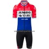Set Fietsshirt + Korte Koersbroek 2022 Jumbo-Visma Nederlands Kampioenschap